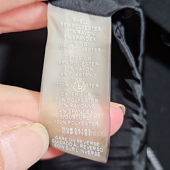 Blazer by Calvin klein Black Fully Lined Size 16 - Picture 8 of 9